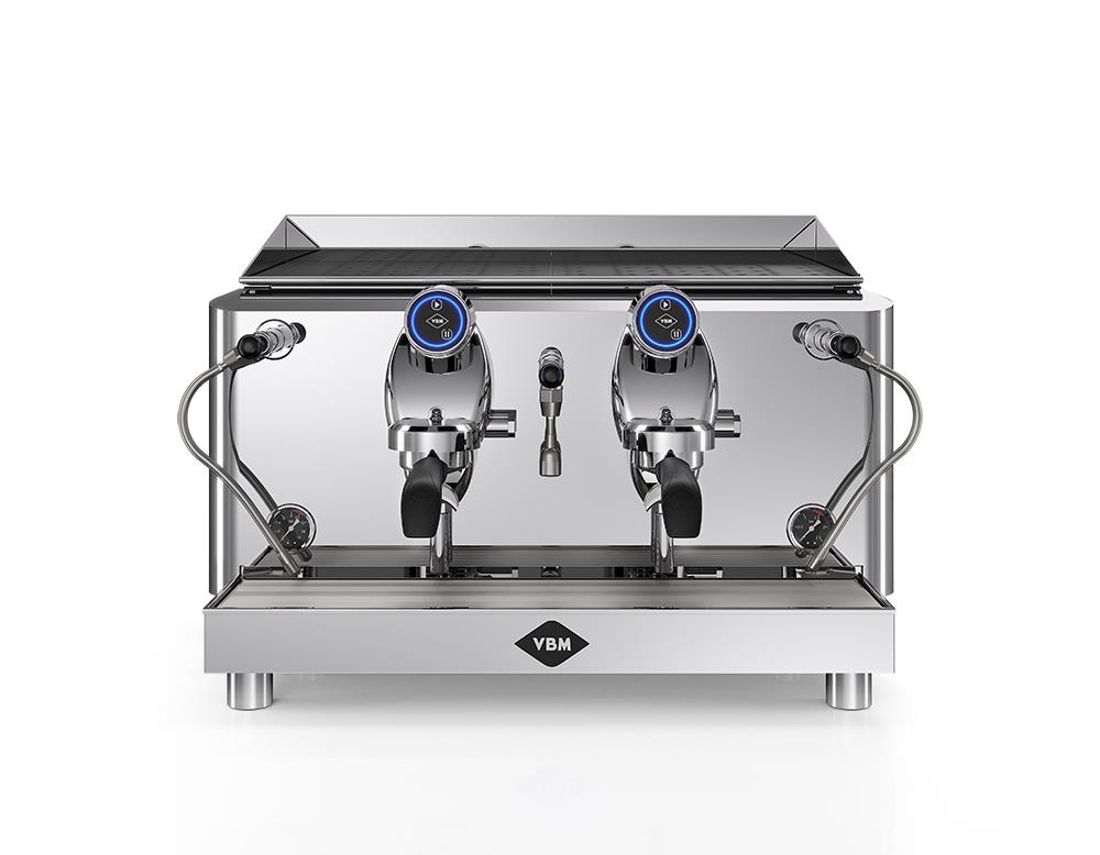 vbm Lollo 2 gruppig inox Semi Automatik